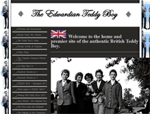 Tablet Screenshot of edwardianteddyboy.com